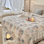 This duvet cover is great for family use. Its durable and easy to clean. My kids love it!