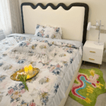 I find this duvet cover to be soft and lovely. Its made my bed feel so much more inviting. I highly recommend it!