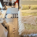 The bedding is both cozy and stylish. The duvet covers look amazing, and the bed sheets are so soft.