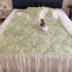 Im really impressed with the quality of this bedding. The comforters are luxurious, and the pillowcases are heavenly!
