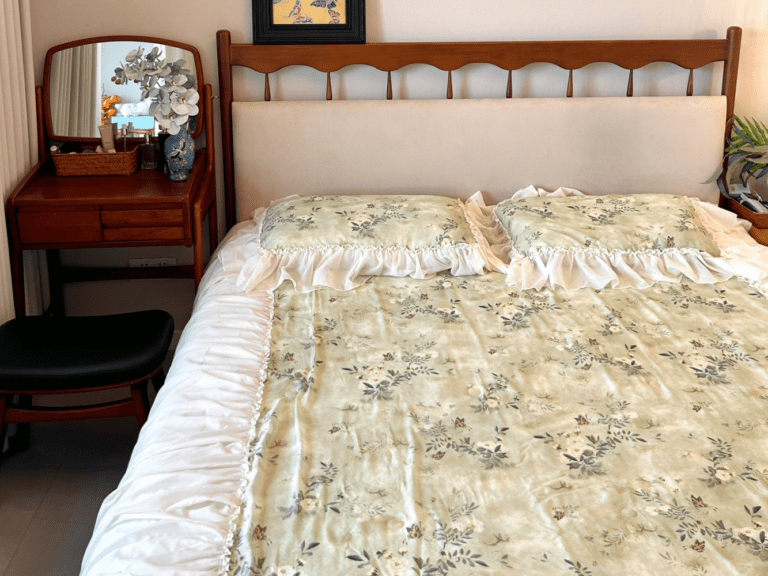 I love how versatile this bedding is! The duvet covers are perfect for all seasons, cool in summer.