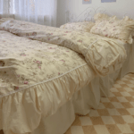 I love this bedding set! The bed linens are soft, and the duvet cover is stylish. It has made my bedroom feel so much cozier!