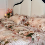 These bedding sets are perfect for my bed. The duvet covers are soft, and the pillowcases are comfortable. The bed sheets are smooth and cozy.