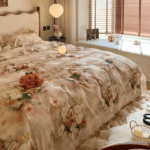 The colors of these bedding sets are beautiful. The duvet covers are soft, and the pillowcases are a perfect match. The bed sheets are high-quality.