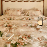 The colors of these bedding sets are beautiful. The duvet covers are soft, and the pillowcases are a perfect match. The bed sheets are high-quality.