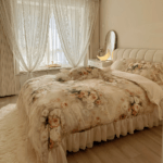 The bedding is so comfortable and stylish. The duvet covers are my favorite, and the pillowcases are soft. The bed linens are a great addition to my room.