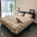 This duvet cover is very comfortable and the bed sheets are amazing. The bedding sets are great value for money. Pillowcases are soft and durable. These bed linens are perfect!