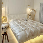I am in love with these bedding sets! The pillowcases are soft, and the duvet cover is very comfortable. They add a beautiful touch to my bedroom decor!