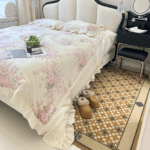I am in love with these bedding sets! The pillowcases are soft, and the duvet cover is very comfortable. They add a beautiful touch to my bedroom decor!