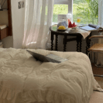 I am very happy with this bedding! The bed linens are soft and comfortable, and the duvet cover looks amazing. The pillowcases are also very nice. This bedding set is a great value for the price!
