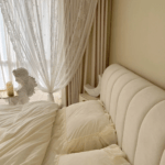 This duvet cover is cozy and chic! It is very comfortable and adds a stylish touch to my bedroom. I highly recommend it for anyone looking for a bedding upgrade!