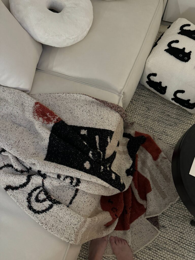 This blanket is great for travel! Its lightweight and easy to pack, making it perfect for road trips.