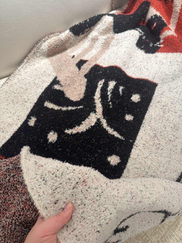 This blanket is super soft and comfy! Its my go-to for staying warm during the winter months.