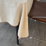Im so glad I purchased this tablecloth! It looks fantastic on my dining table and is very easy to maintain. Ill be buying more in different colors!