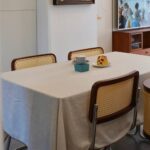 This tablecloth is great for dinner parties! It looks elegant and is easy to clean. I will definitely buy more for different occasions!