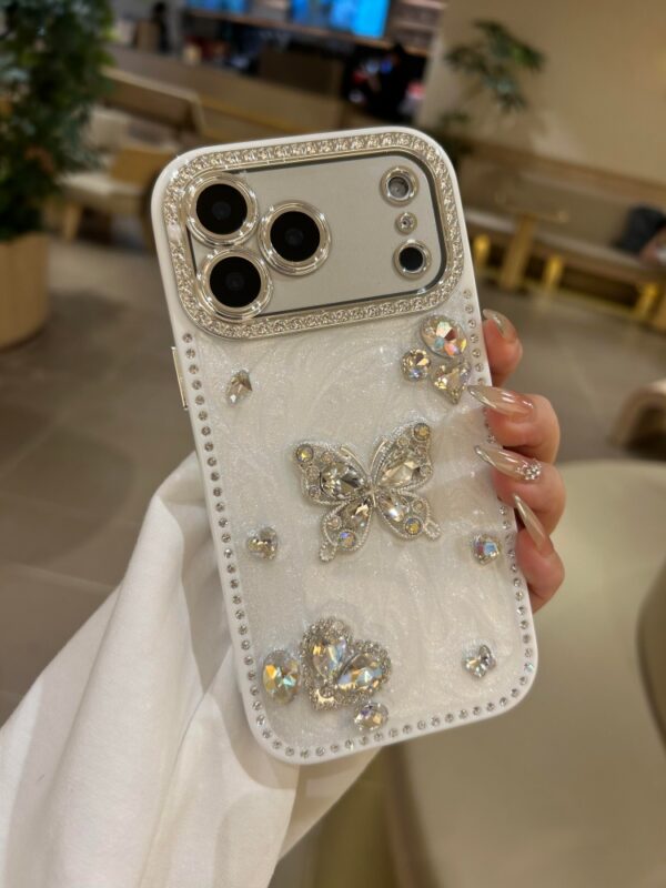 Bling Rhinestone Butterfly iPhone Case